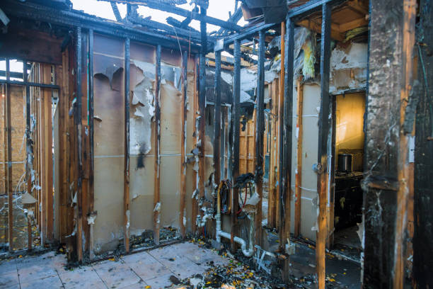 Professional Fire Damage Assessment technician working in Lindstrom, MN